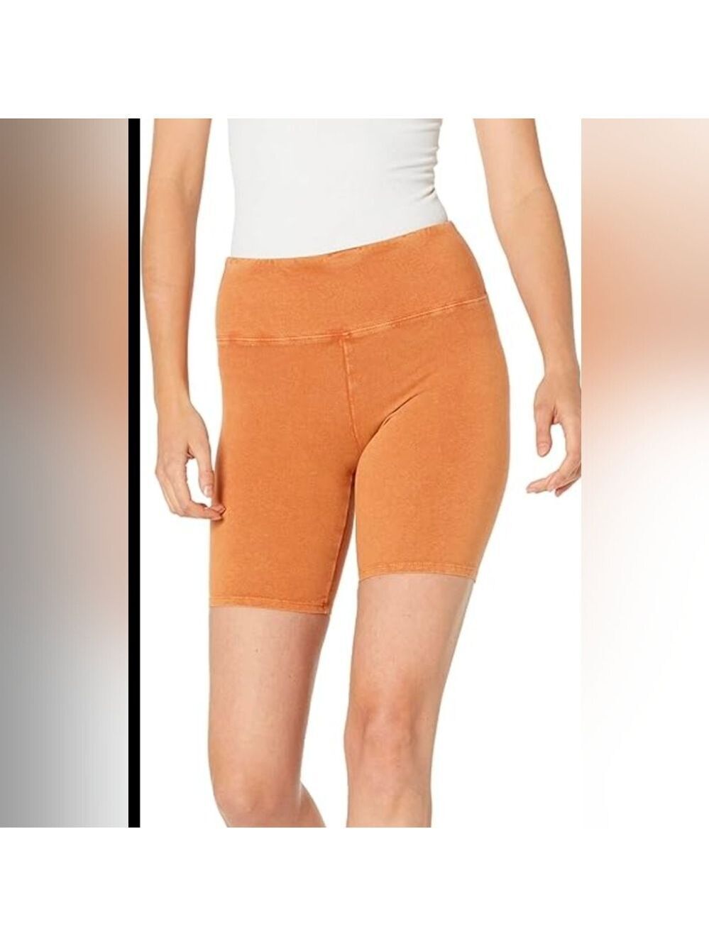 Billabong Orange Biker Babe Shorts Size Small